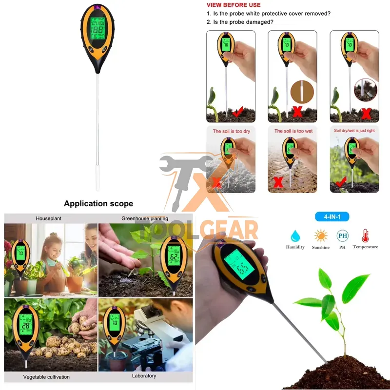 Soil Ph Meter - 2026 Hotsale* Misuratore di pH del