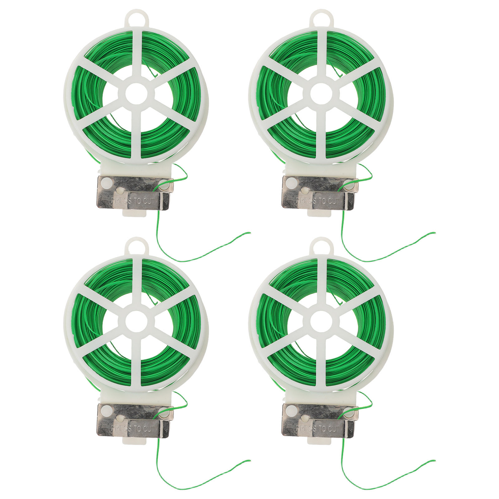 Garden Wire Twist Tie - 4 Rotoli di Filo da Giardino
