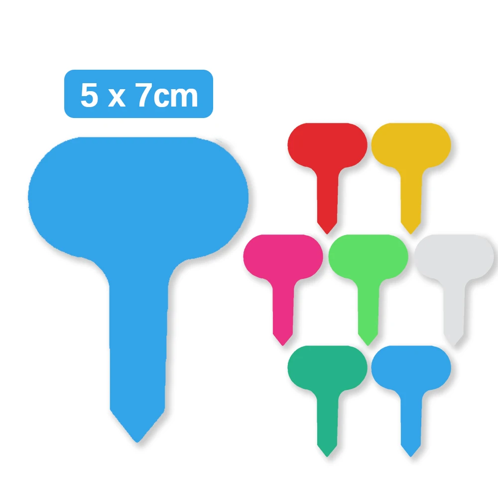 Gardening Tools Labeled - 50 Etichette da Giardino 5x7CM in