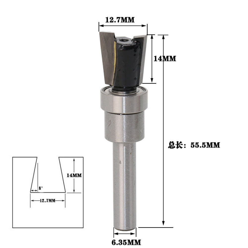 1 pz Router Bit 1/4 
