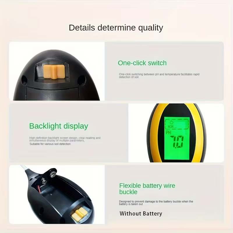 Misuratore di umidità del terr - Soil Ph Meter recensione e prezzo