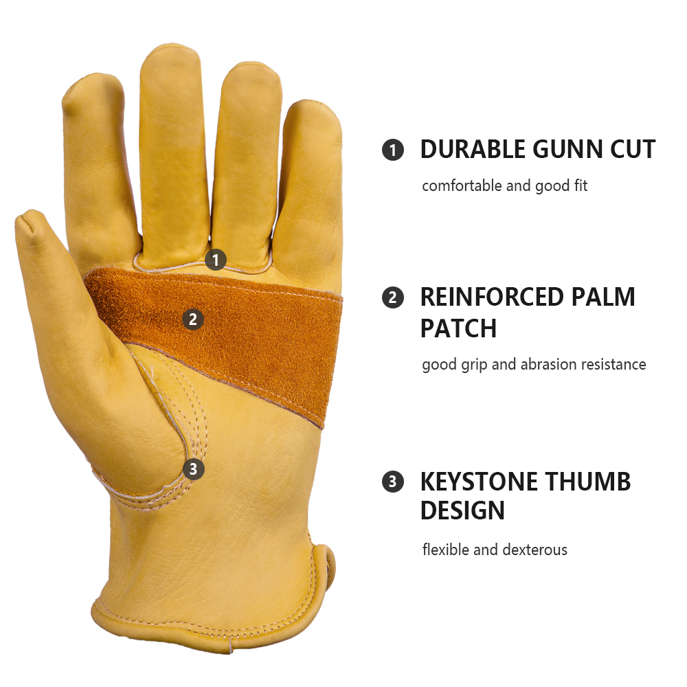 Guanti in Pelle per Uomo, Guan - Gardening Tools Gloves recensione e prezzo