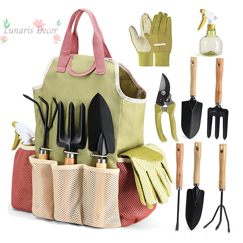 Set di 9 attrezzi da giardino  - Gardening Tools Set Gift recensione e prezzo