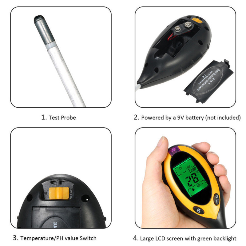 NUOVO Tester pH del Suolo LCD  - Soil Ph Meter recensione e prezzo